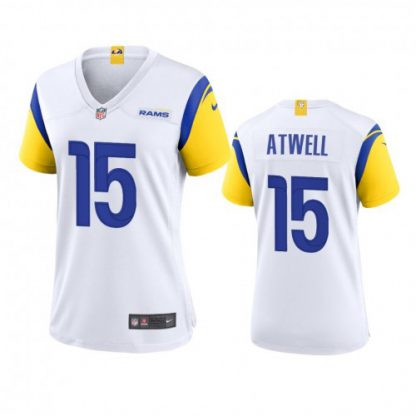 Los Angeles Los Angeles Rams #15 Tutu Atwell Women's Nike Alternate Game NFL Jersey - White