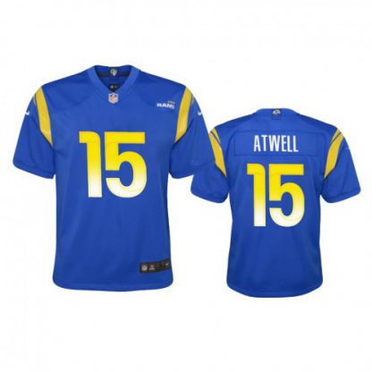 Los Angeles Los Angeles Rams #15 Tutu Atwell Youth Nike Game NFL Jersey - Royal