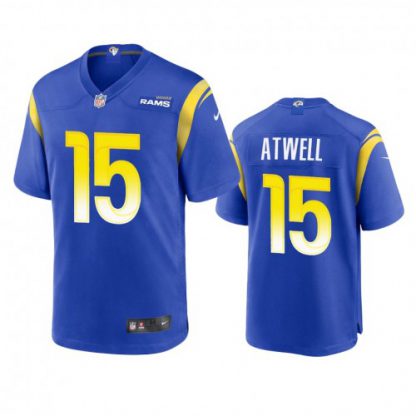 Los Angeles Los Angeles Rams #15 Tutu Atwell Men's Nike Game NFL Jersey - Royal