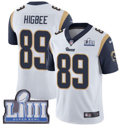 Nike Los Angeles Rams #89 Tyler Higbee White Super Bowl LIII Bound Youth Stitched NFL Vapor Untouchable Limited Jersey
