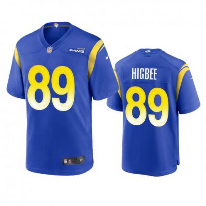 Los Angeles Los Angeles Rams #89 Tyler Higbee Men's Nike Game NFL Jersey - Royal