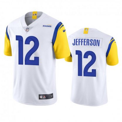 Los Angeles Los Angeles Rams #12 Van Jefferson Men's Nike Alternate Vapor Limited NFL Jersey - White