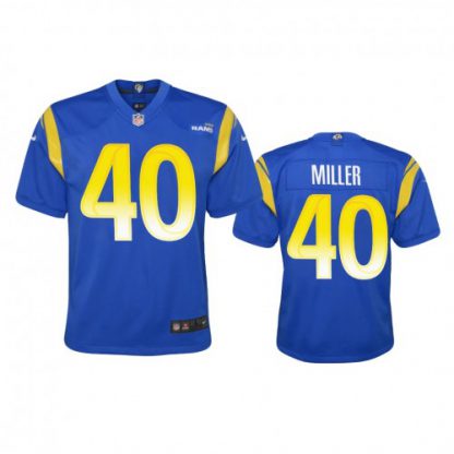 Los Angeles Los Angeles Rams #40 Von Miller Youth Nike Game NFL Jersey - Royal