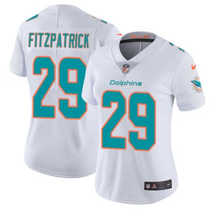 Nike Miami Dolphins #29 Minkah Fitzpatrick White Women's Stitched NFL Vapor Untouchable Limited Jersey