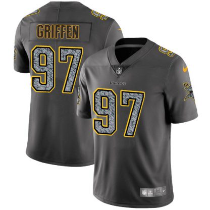 Nike Minnesota Vikings #97 Everson Griffen Gray Static Youth Stitched NFL Vapor Untouchable Limited Jersey