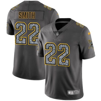 Nike Minnesota Vikings #22 Harrison Smith Gray Static Youth Stitched NFL Vapor Untouchable Limited Jersey