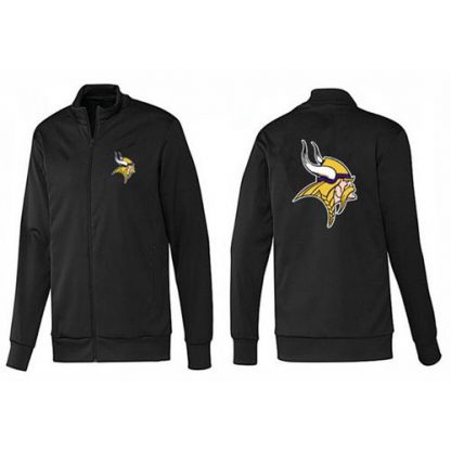 NFL Minnesota Minnesota Vikings Team Logo Jacket Black_1