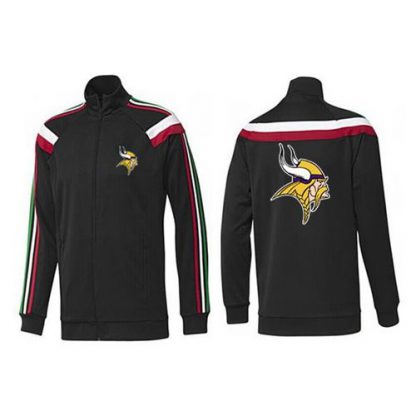 NFL Minnesota Minnesota Vikings Team Logo Jacket Black_2