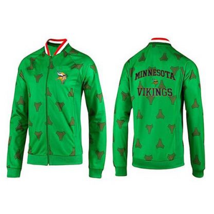 NFL Minnesota Minnesota Vikings Heart Jacket Green