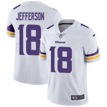 Nike Minnesota Vikings #18 Justin Jefferson White Men's Stitched NFL Vapor Untouchable Limited Jersey