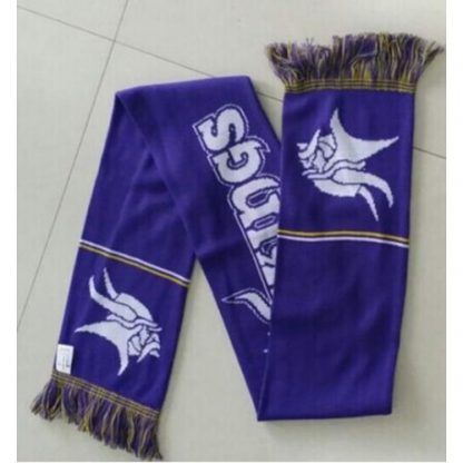 Minnesota Minnesota Vikings Purple Metallic Thread Scarf