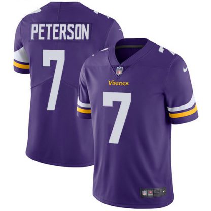 Nike Minnesota Vikings #7 Patrick Peterson Purple Team Color Youth Stitched NFL Vapor Untouchable Limited Jersey
