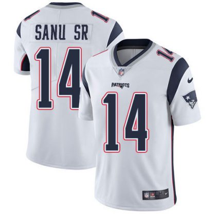 Nike New England Patriots #14 Mohamed Sanu Sr White Youth Stitched NFL Vapor Untouchable Limited Jersey