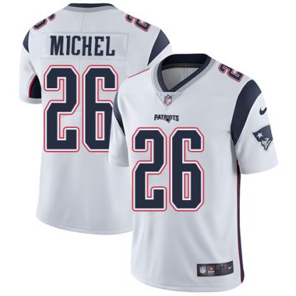 Nike New England Patriots #26 Sony Michel White Youth Stitched NFL Vapor Untouchable Limited Jersey