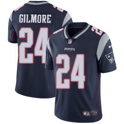 Nike New England Patriots #24 Stephon Gilmore Navy Blue Team Color Youth Stitched NFL Vapor Untouchable Limited Jersey