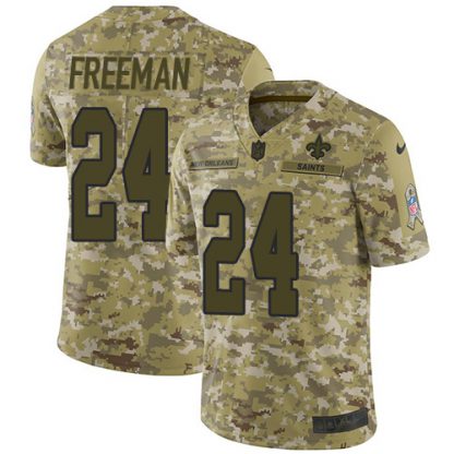 Nike New Orleans Saints #24 Devonta Freeman Camo Men's Stitched NFL Limited 2018 Salute To Service Jersey