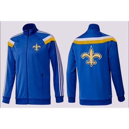 NFL New Orleans New Orleans Saints Team Logo Jacket Blue