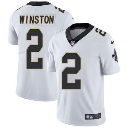 Nike New Orleans Saints #2 Jameis Winston White Men's Stitched NFL Vapor Untouchable Limited Jersey