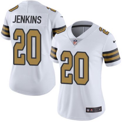 Nike New Orleans Saints #20 Janoris Jenkins White Women's Stitched NFL Limited Rush Jersey
