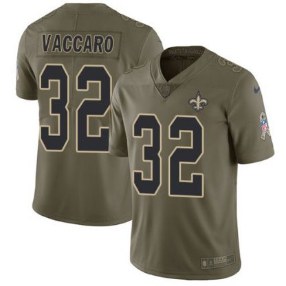 Nike New Orleans Saints #32 Kenny Vaccaro Olive Men's Stitched NFL Limited 2017 Salute To Service Jersey