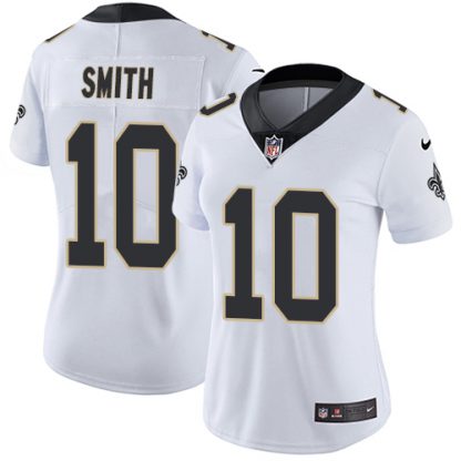 Nike New Orleans Saints #10 Tre'Quan Smith White Women's Stitched NFL Vapor Untouchable Limited Jersey