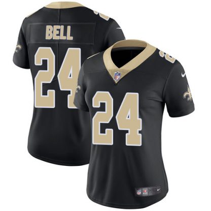 Nike New Orleans Saints #24 Vonn Bell Black Team Color Women's Stitched NFL Vapor Untouchable Limited Jersey
