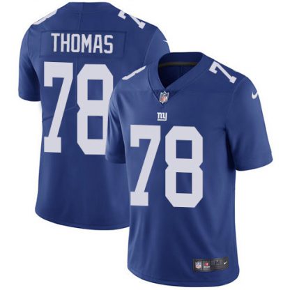 Nike New York Giants #78 Andrew Thomas Royal Blue Team Color Youth Stitched NFL Vapor Untouchable Limited Jersey