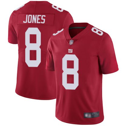 Nike New York Giants #8 Daniel Jones Red Alternate Youth Stitched NFL Vapor Untouchable Limited Jersey