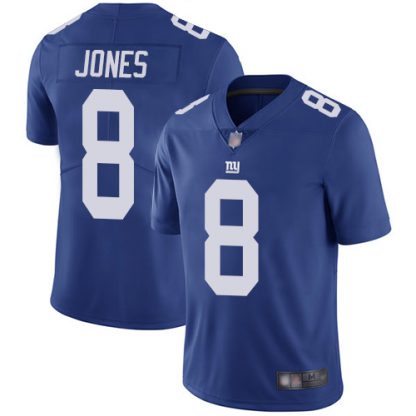 Nike New York Giants #8 Daniel Jones Royal Blue Team Color Youth Stitched NFL Vapor Untouchable Limited Jersey