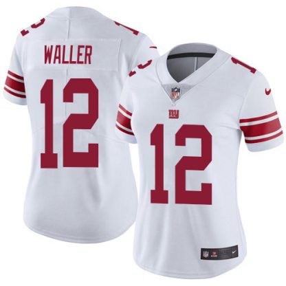 Nike New York Giants #12 Darren Waller White Women's Stitched NFL Vapor Untouchable Limited Jersey