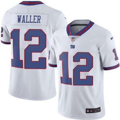 Nike New York Giants #12 Darren Waller White Men's Stitched NFL Limited Rush Jersey