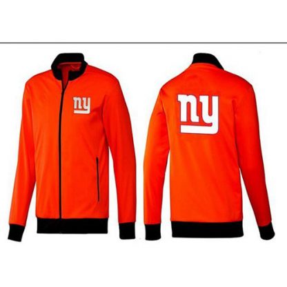 NFL New York New York Giants Team Logo Jacket Orange