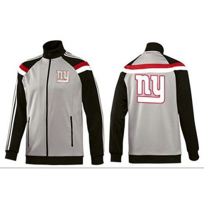 NFL New York New York Giants Team Logo Jacket Grey