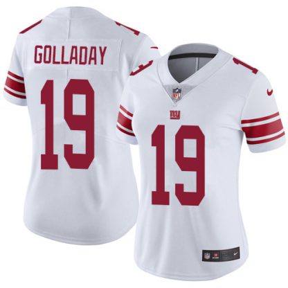 Nike New York Giants #19 Kenny Golladay White Women's Stitched NFL Vapor Untouchable Limited Jersey