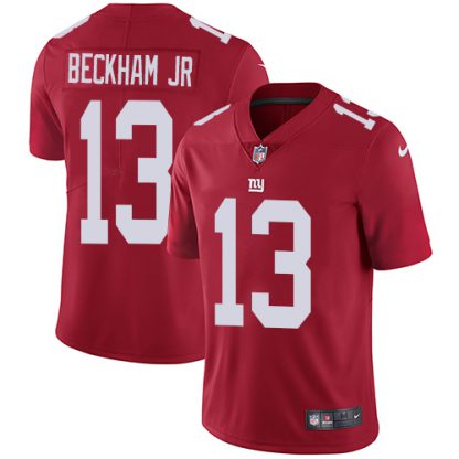 Nike New York Giants #13 Odell Beckham Jr Red Alternate Youth Stitched NFL Vapor Untouchable Limited Jersey