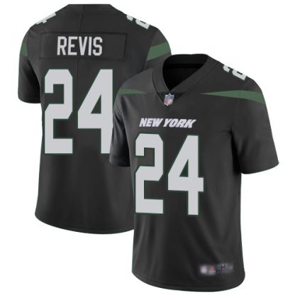 Nike New York Jets #24 Darrelle Revis Black Alternate Men's Stitched NFL Vapor Untouchable Limited Jersey