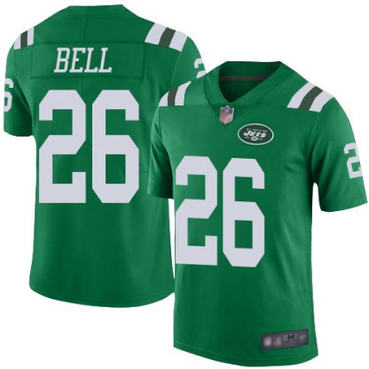 Nike New York Jets #26 Le'Veon Bell Green Youth Stitched NFL Limited Rush Jersey