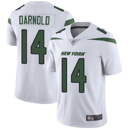 Nike New York Jets #14 Sam Darnold White Youth Stitched NFL Vapor Untouchable Limited Jersey
