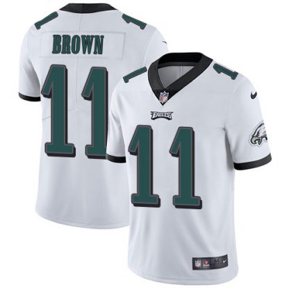 Nike Philadelphia Eagles #11 A.J. Brown White Youth Stitched NFL Vapor Untouchable Limited Jersey