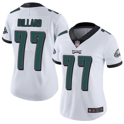 Nike Philadelphia Eagles #77 Andre Dillard White Women's Stitched NFL Vapor Untouchable Limited Jersey