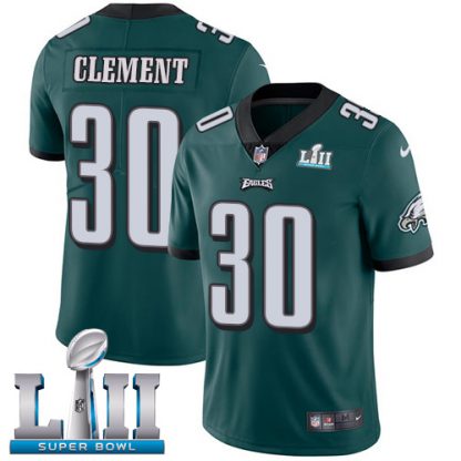Nike Philadelphia Eagles #30 Corey Clement Midnight Green Team Color Super Bowl LII Youth Stitched NFL Vapor Untouchable Limited Jersey