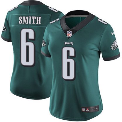 Nike Philadelphia Eagles #6 DeVonta Smith Green Team Color Women's Stitched NFL Vapor Untouchable Limited Jersey