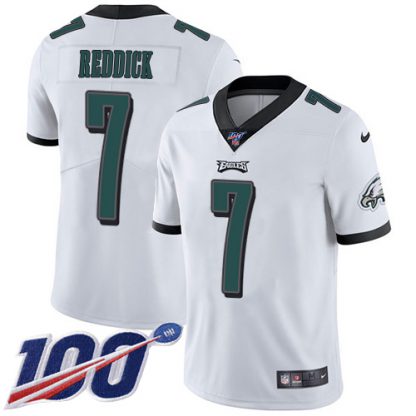 Nike Philadelphia Eagles #7 Haason Reddick White Men's Stitched NFL 100th Season Vapor Untouchable Limited Jersey