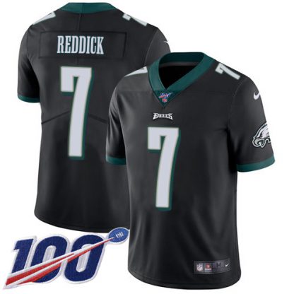 Nike Philadelphia Eagles #7 Haason Reddick Black Alternate Men's Stitched NFL 100th Season Vapor Untouchable Limited Jersey