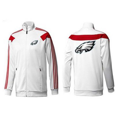 NFL Philadelphia Philadelphia Eagles Team Logo Jacket White_1