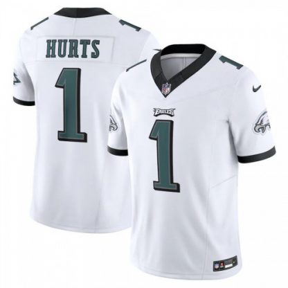 Philadelphia Philadelphia Eagles #1 Jalen Hurts Nike Men's White Vapor F.U.S.E. Limited Jersey