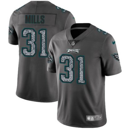 Nike Philadelphia Eagles #31 Jalen Mills Gray Static Men's Stitched NFL Vapor Untouchable Limited Jersey