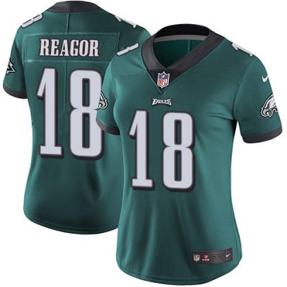 Nike Philadelphia Eagles #18 Jalen Reagor Green Team Color Women's Stitched NFL Vapor Untouchable Limited Jersey