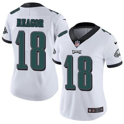 Nike Philadelphia Eagles #18 Jalen Reagor White Women's Stitched NFL Vapor Untouchable Limited Jersey