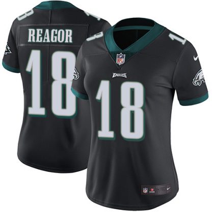 Nike Philadelphia Eagles #18 Jalen Reagor Black Alternate Women's Stitched NFL Vapor Untouchable Limited Jersey